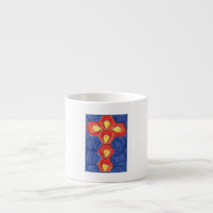 Cross Motif Espresso Tasse