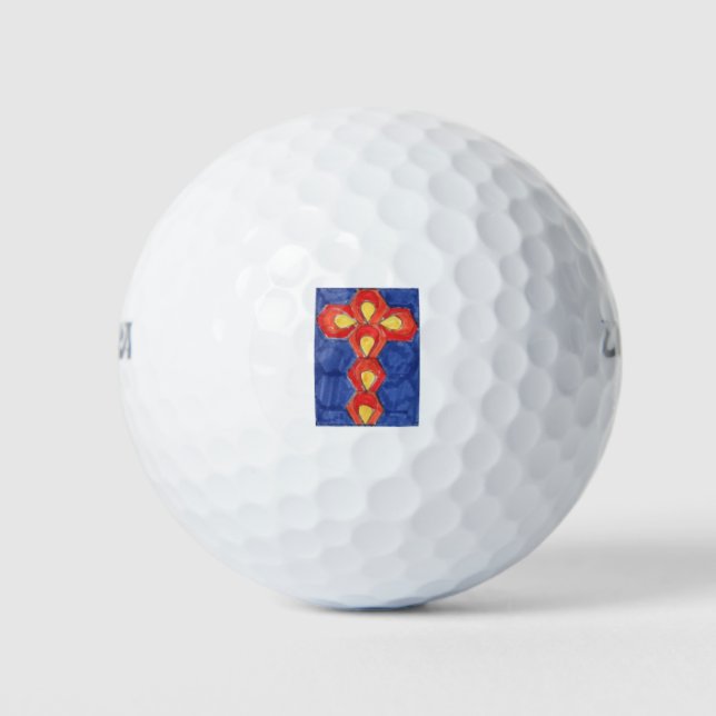 Cross Motif Golf Ball (Vorderseite)