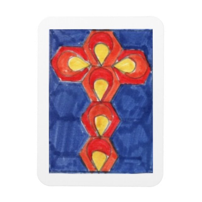 Cross Motif Magnet (Vertikal)