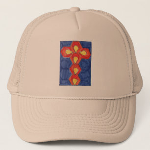 Cross Motif Trucker Hat Truckerkappe