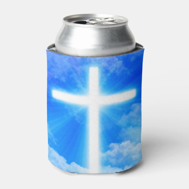 Cross of Light Jesus Christ Customizable Christian Dosenkühler (Kanne Vorderseite)