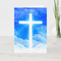 Cross of Light Jesus Christ Customizable Christian