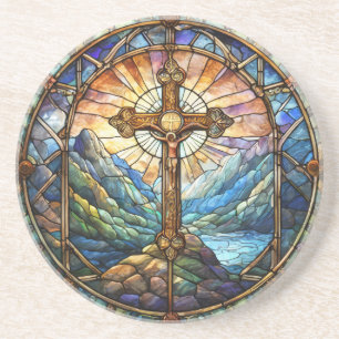 Cross Sandstone Untersetzer