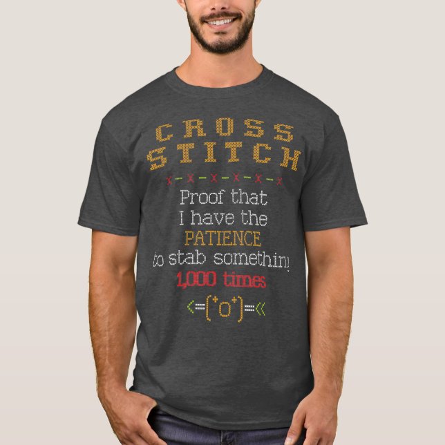 Cross Stitch  Gifts for Cross Stitchers T-Shirt (Vorderseite)