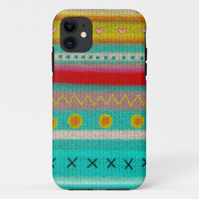 Cross-Stitch-iPhone-Hülle Case-Mate iPhone Hülle (Rückseite)