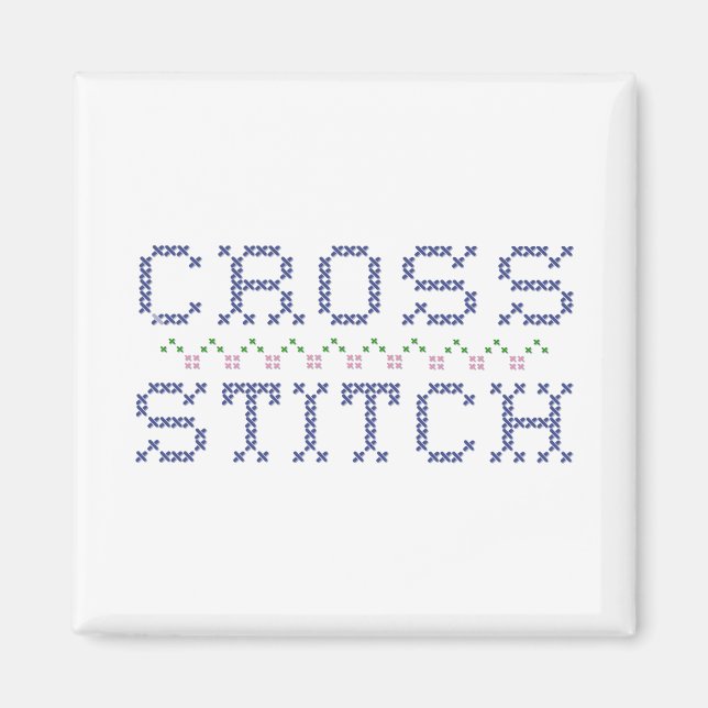 Cross Stitch Magnet (Vorne)