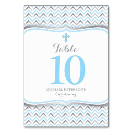 Cross Tischnummer Blue & Silver