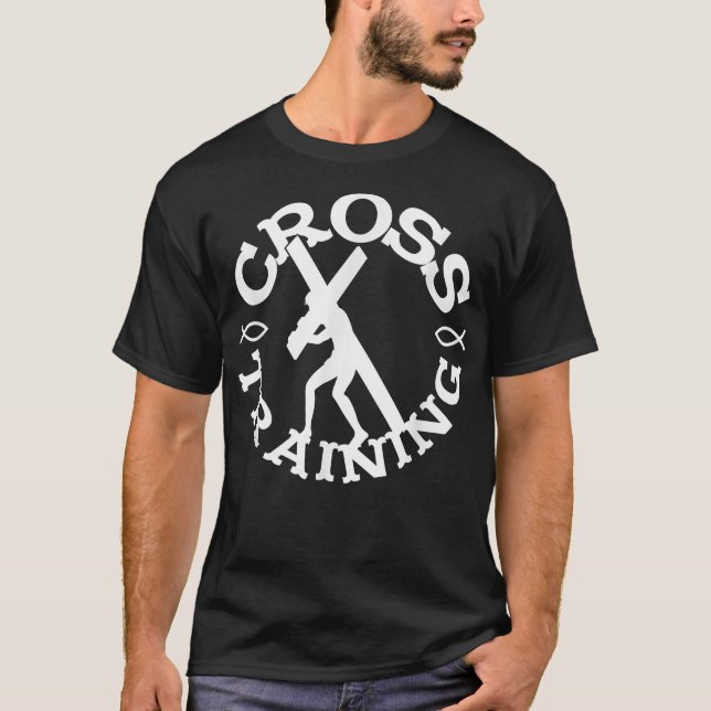Cross Training  Christian Fitness Clothes  Workout T-Shirt (Vorderseite)