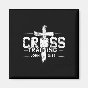 Cross Training Johannes 3_16 Christlicher Glaube M Magnet