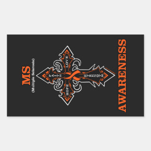 Cross/Warrior...MS Rechteckiger Aufkleber