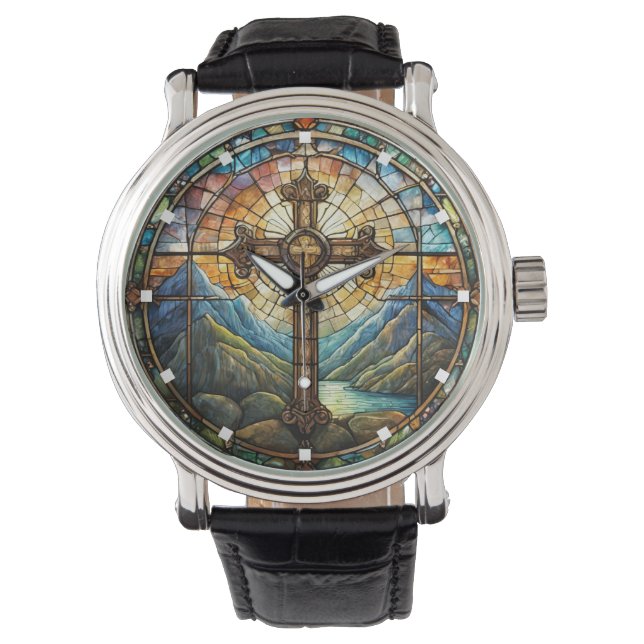 Cross Watch Armbanduhr (Vorderseite)