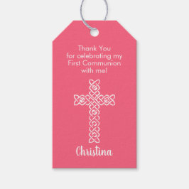 Cross Watermelon Rosa Kommunion Taufe Christen Geschenkanhänger