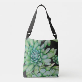 Crossbody Hand Bag - Sukkulturen drucken Tragetaschen Mit Langen Trägern