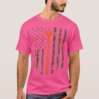 Crossbow Archery Bow Junting Camouflage American F T-Shirt