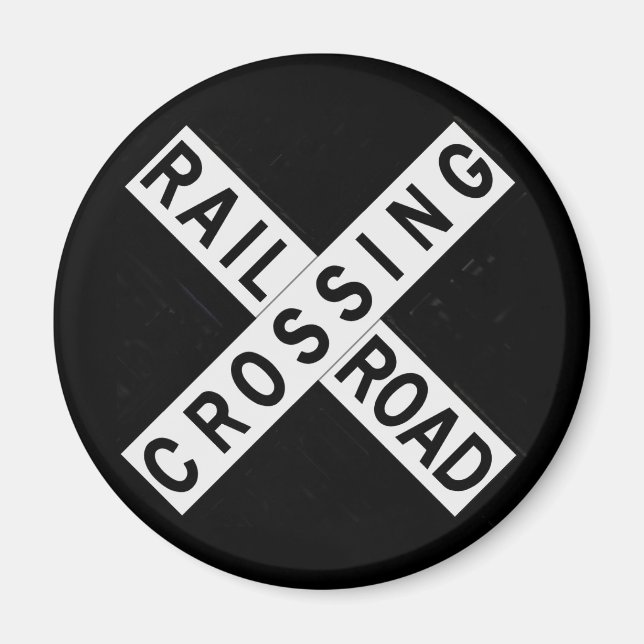 Crossbuck Magnet (Vorne)