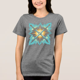 Crossed Fantasy Arrows with Glowing Energy – Dynam Tri-Blend Shirt