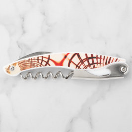 Crossed red red brawn gekrümmte Spuren, Alterseffe Kellnermesser