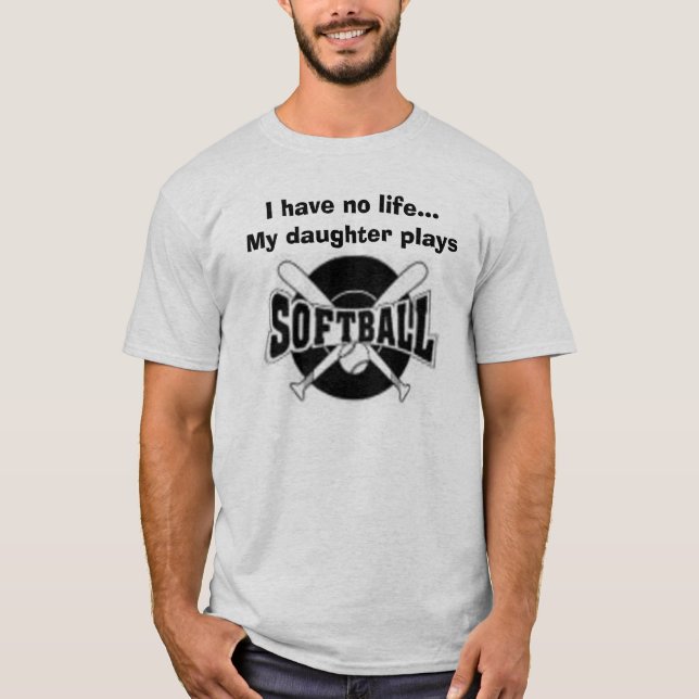crossedbats, habe ich kein Leben… meine T-Shirt (Vorderseite)