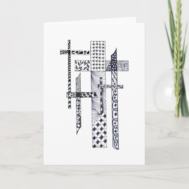 Crosses-Bestätigungskarte Karte (Vorderseite)