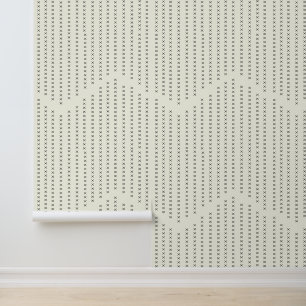 Crosses und ZigZag Negative Space Wallpaper Tapete
