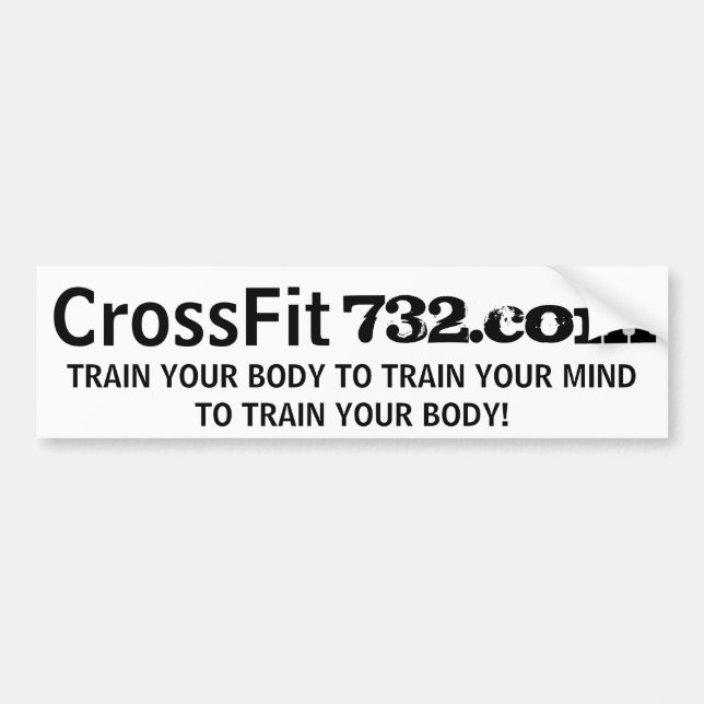 CrossFit 732 Autoaufkleber (Vorne)