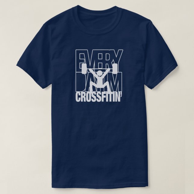 CrossFit Fitness-Turnhalleworkout-T - Shirt (Design vorne)