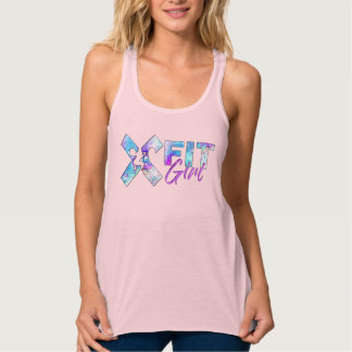 Crossfit Girl - Aquarelle - Devant Tank Top