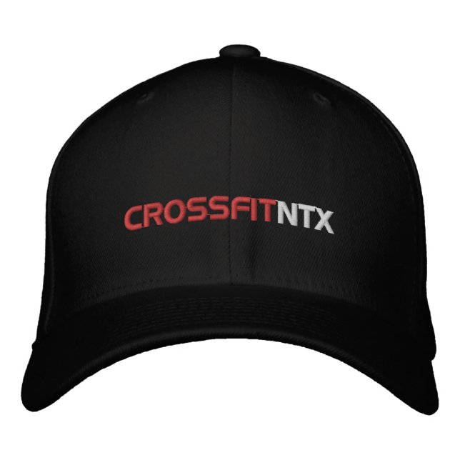 CrossFitNTX - Black Hat Bestickte Kappe (Vorderseite)