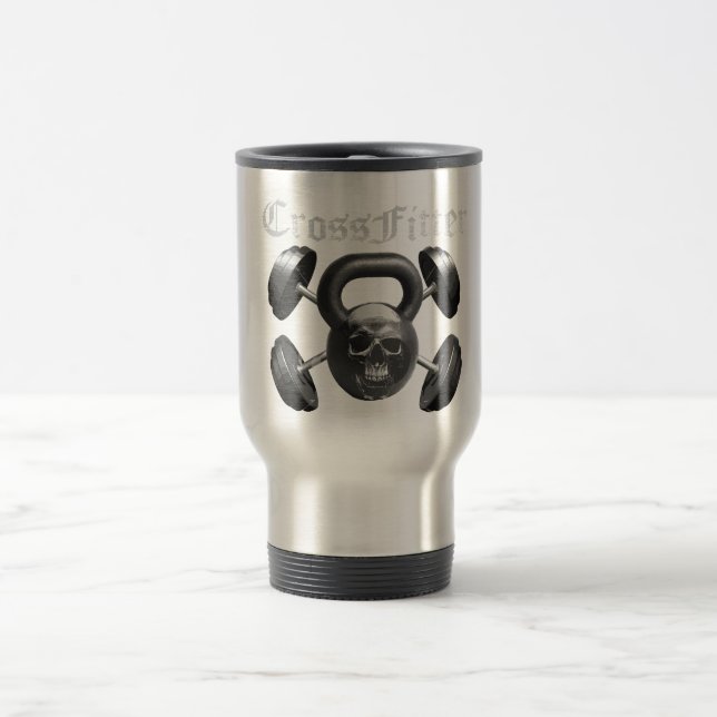 CrossFitter Kaffee-Reise-Tasse Reisebecher (Mittel)
