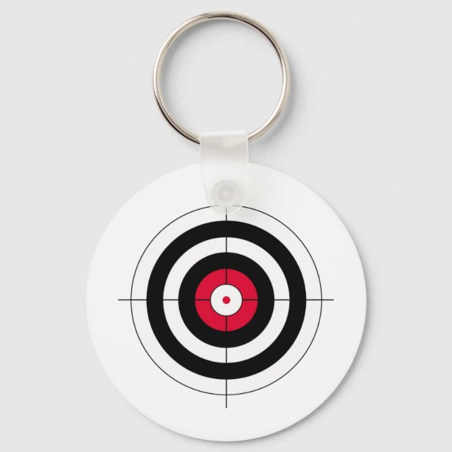 Crosshairs BullsEYTarget Schlüsselanhänger (Vorderseite)
