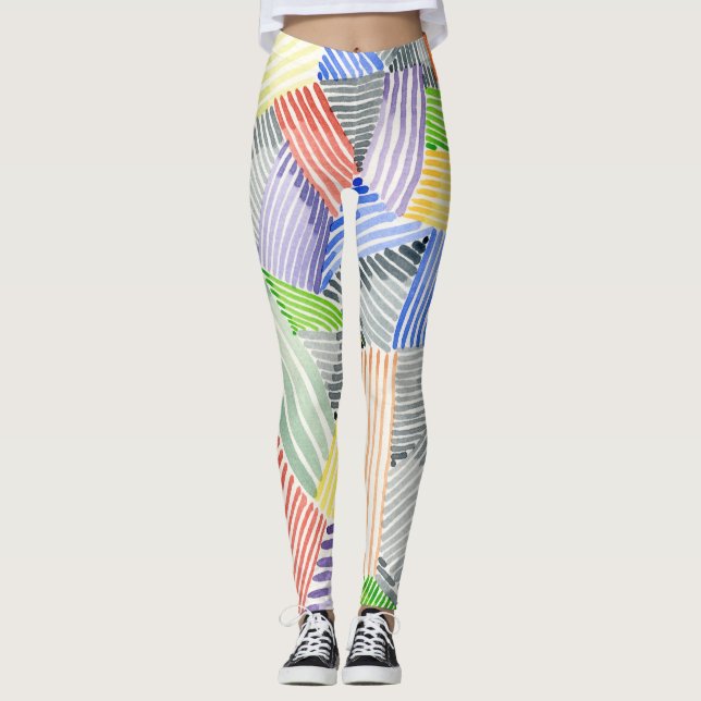 Crosshatch Quilt I Leggings (Vorderseite)