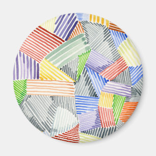 Crosshatch Quilt I Magnet