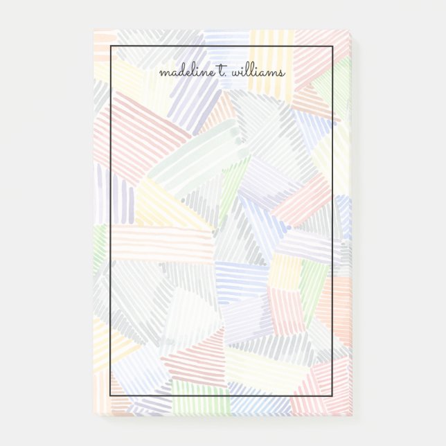 Crosshatch Quilt I Post-it Klebezettel (Vorderseite)