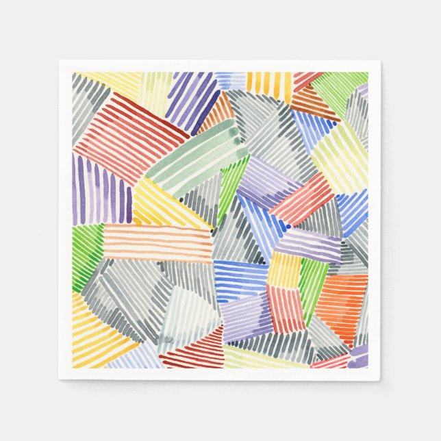 Crosshatch Quilt I Serviette (Vorderseite)