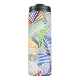 Crosshatch Quilt I Thermosbecher