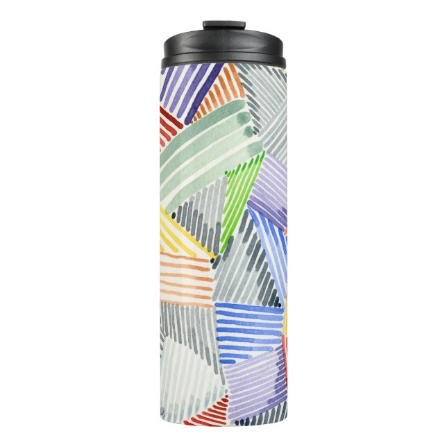 Crosshatch Quilt I Thermosbecher (Vorderseite)