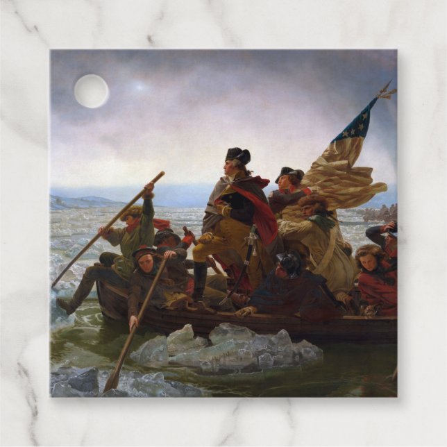 Crossing Delaware 1776: General George Washington Geschenkanhänger (Vorderseite)