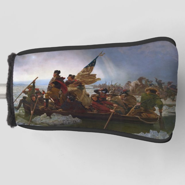 Crossing Delaware 1776: General George Washington Golf Headcover (Vorderseite)