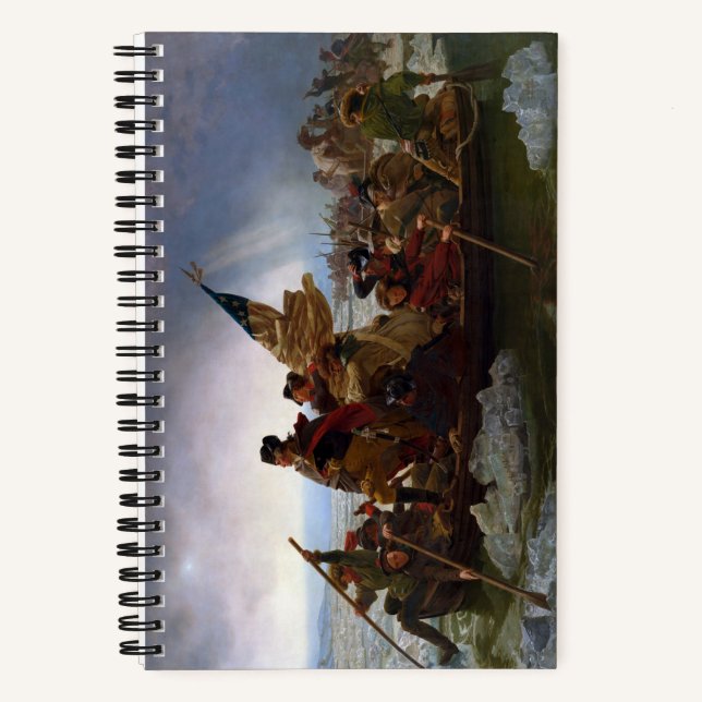 Crossing Delaware 1776: General George Washington Notizbuch (Vorderseite)