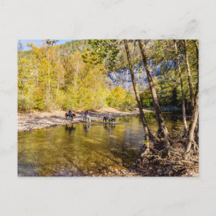 Crossing The Buffalo River Postcard Postkarte