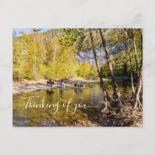 Crossing The Buffalo River Thinking Of U Postcard Postkarte