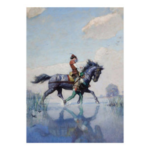 „Crossing the Fens“ von NC Wyeth Fotodruck