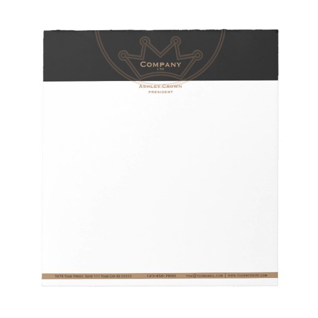 Crosslogo 5.5" x 6" Notepad Notizblock (Vorderseite)