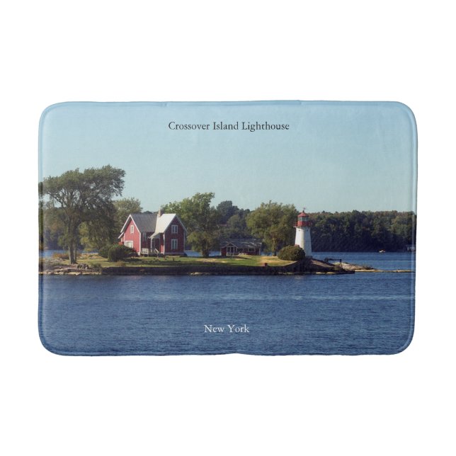 Crossover Island Lighthouse bathmat Badematte (Vorderseite)