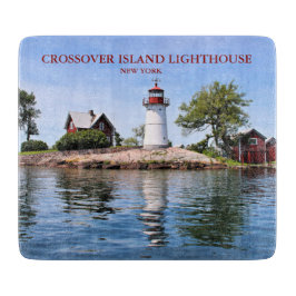 Crossover Island Lighthouse New York Cutting Board Schneidebrett