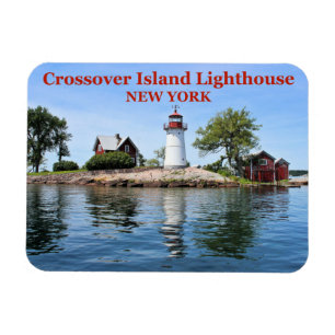 Crossover Island Lighthouse, New York Flexi-Magnet Magnet