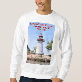 Crossover Island Lighthouse, New York Sweatshirt