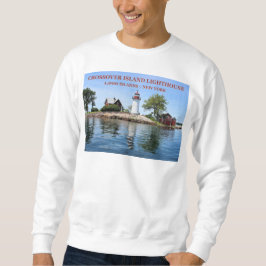 Crossover Island Lighthouse, New York Sweatshirt