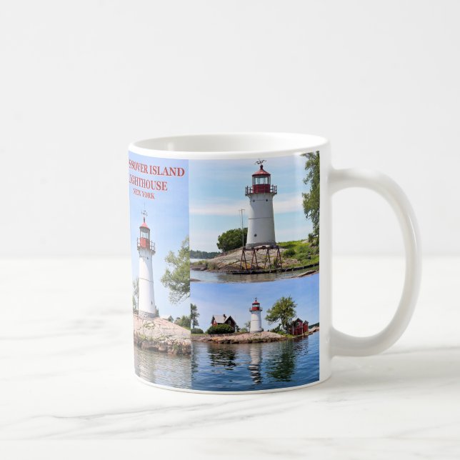 Crossover Island Lighthouse, New Yorker Tasse (Rechts)
