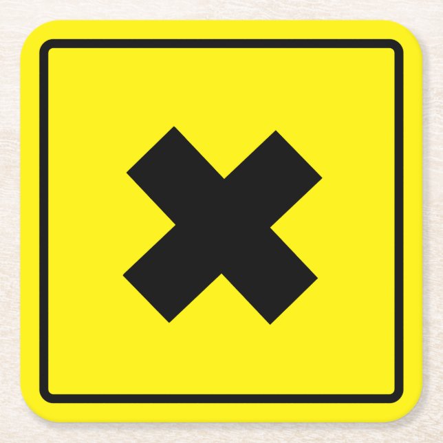 Crossroad Hard Plastic Untersetzer (Vorderseite)
